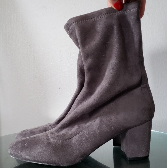 Suede Booties. - Picture 4 of 8
